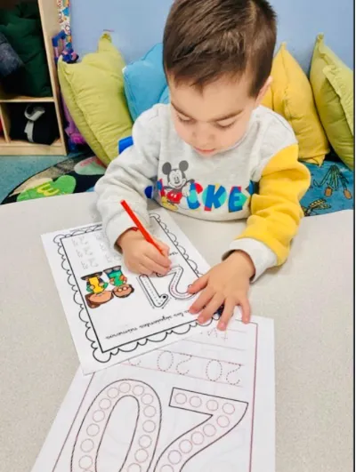 Child at Little Heaven Daycare